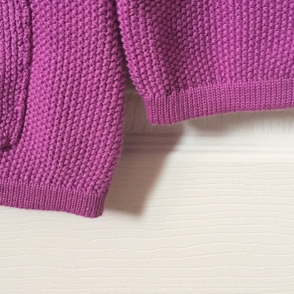 Mac & Jac Purple Zipper Up Knitted Cardigan - Picture 4 of 4
